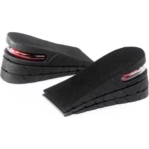 Height Increase Insole 3-Layer Air Cushion Heel Insert Lift Shoes Insole for Men and Women Invisible Elevator Adjustable Insoles (Half Pad, 2.4 Inch)