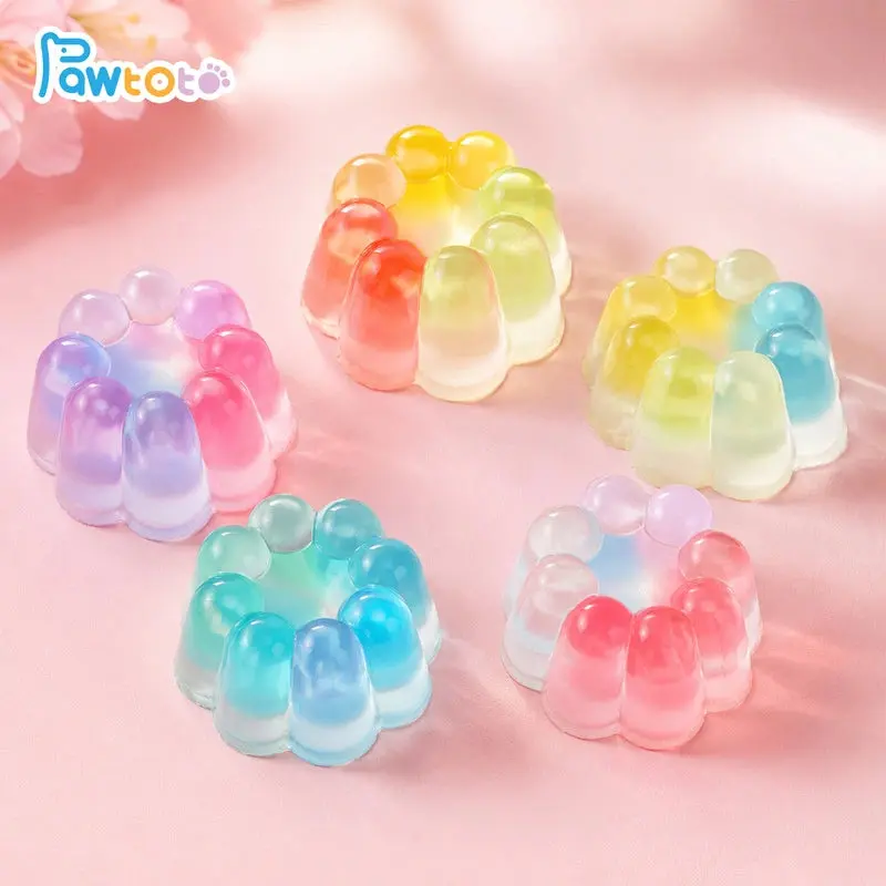 Pawtoto Jadefrost Jelly Series Squishy Toy Handmade Food Grade Silicon Creamy Clay Feel Soft Quick Rebound