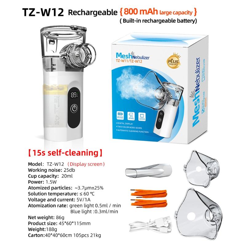 Portable Handheld Air Humidifier, 1 Box Rechargeable Electric Air Humidifier with Automatic Cleaning Function, Personal Care Appliances for Adults & Kids