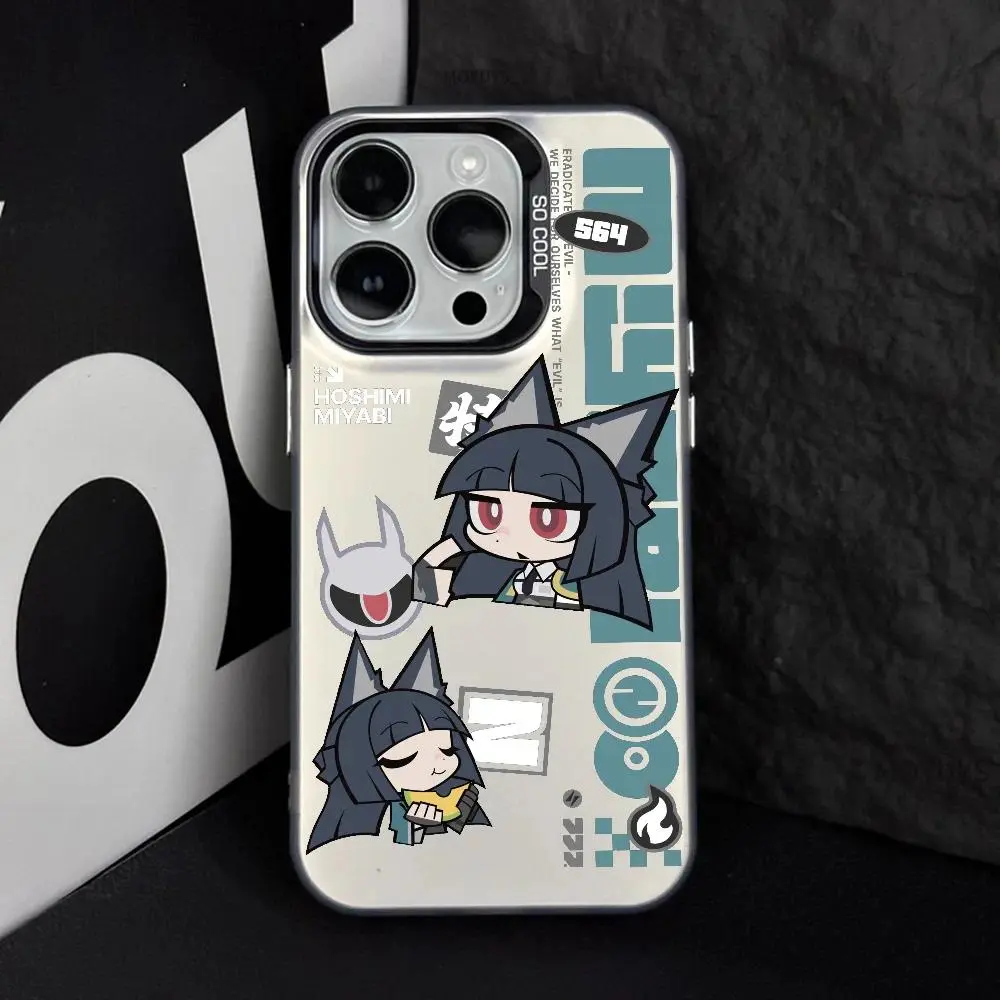 Zenless Zone Zero Miyabi Hoshimi Phone Case for iPhone 17 Air 16 15 14 13 12 11 Pro Max Plus  4G 5G Anti Fall Matte