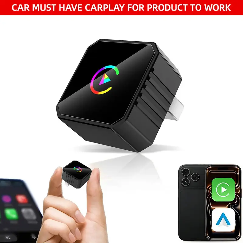 The 2026 model of the Wireless CarPlay Adapter for iPhone and Android is compact and stylish, offering a fast, stable, and lag-free connection with hands-free calling support. It makes a great gift for your boyfriend.