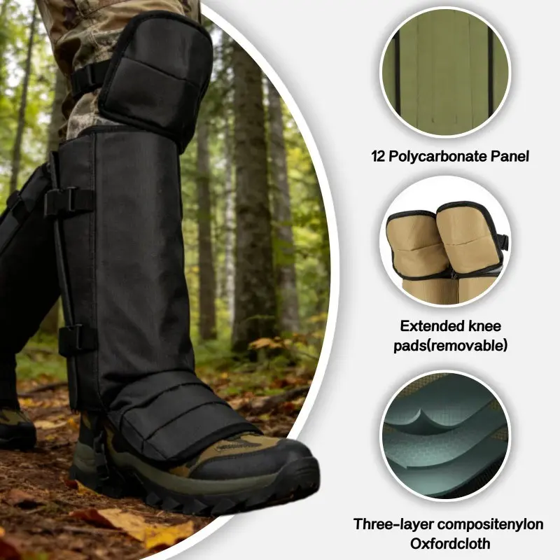 Outdoor Snake Protection Leg Guards, Anti-Venom Clothing, Heavy-Duty Leg Cover for Jungle Hiking, Unisex Camping Gear
