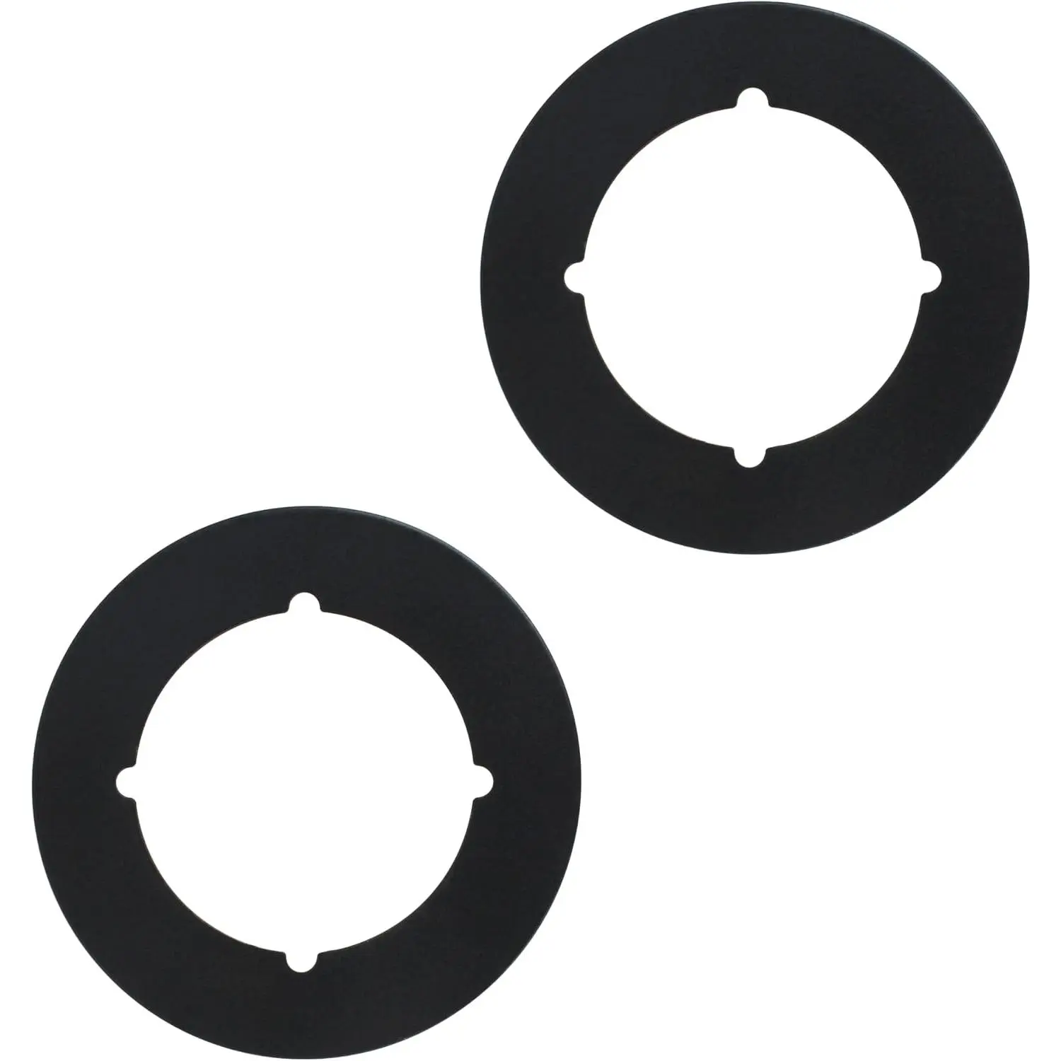 Scar Plate for Door Knob Circle,Door Knob Reinforcement Plate Black,Fits Under Existing Lock Set to Cover Up The Damaged Door(Set of 2 Door Knob Plates)