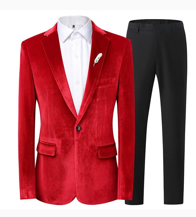Men's Velvet Suit Jacket  Wedding Tuxedo, Formal Gala Dinner Blazer, Casual Evening Dress Coat