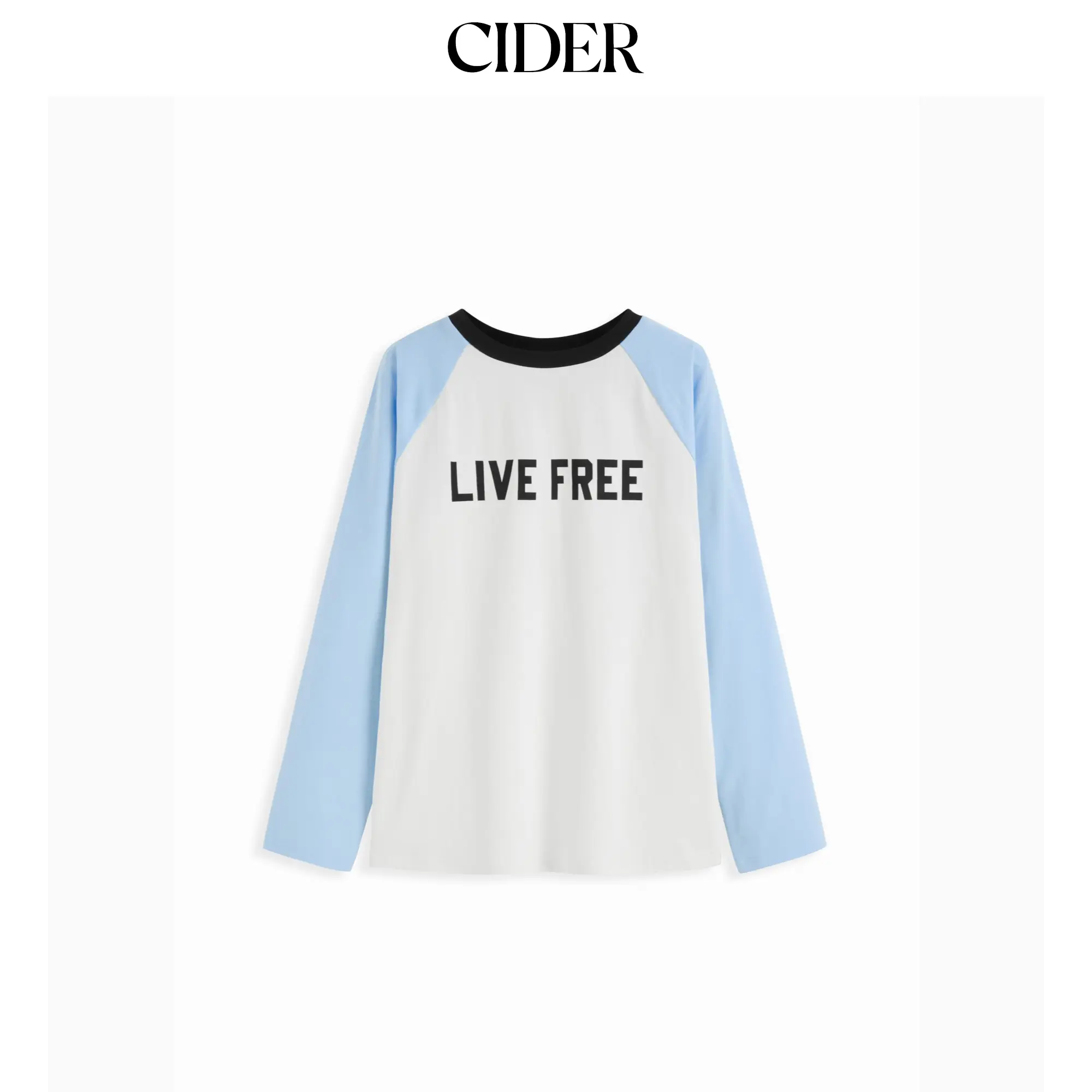 Cider Live Free Graphic Long Sleeve Oversized Tee SummerFinds