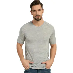 Merino Wool & Tencel Blend T Shirt for Men, Redefined Softness, Lightweight Comfort