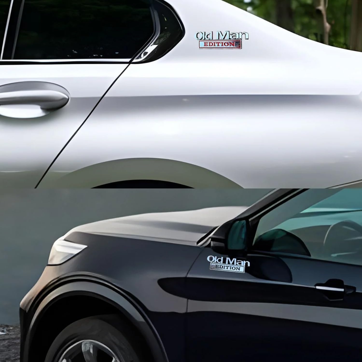 "Old Man Edition" 3D Emblem Sticker Badge, Funny Decals for Car, Truck, SUV, Motorcycle "Old Man Edition" 3D Emblem Sticker Badge, Funny Decals for Car, Truck, SUV, Motorcycle