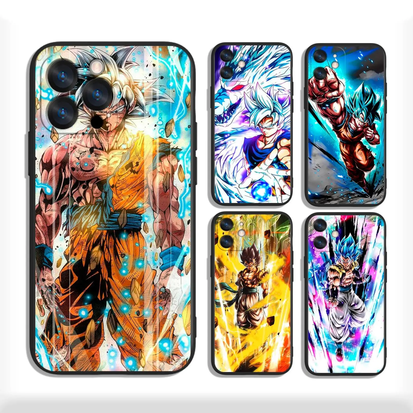 Custom Anime Energy Within Rising Power Stylish Protective Phone Case for iPhone 17 Pro MAX, Air, 16, 15, 14, 13, 12, 11 Pro MAX