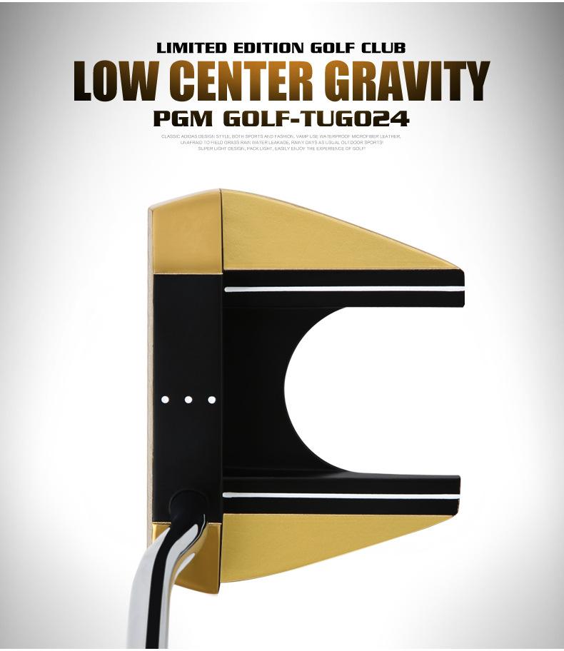 Golf Putter - Men's & Women's - Stainless Steel Stepless Shaft, Low Center of Gravity