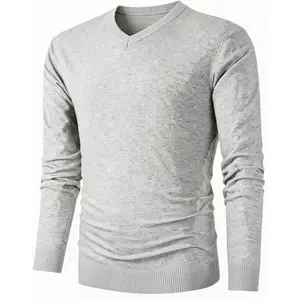 Casual Basic Designed Pullover Sweater