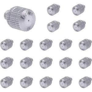 Fogland Misting Nozzles for Cooling System:20pcs Clogging-Prevent Cleanable Stainless Steel Mist Nozzles 0.016" Orifice 10/24 UNC for Patio Garden Trampoline