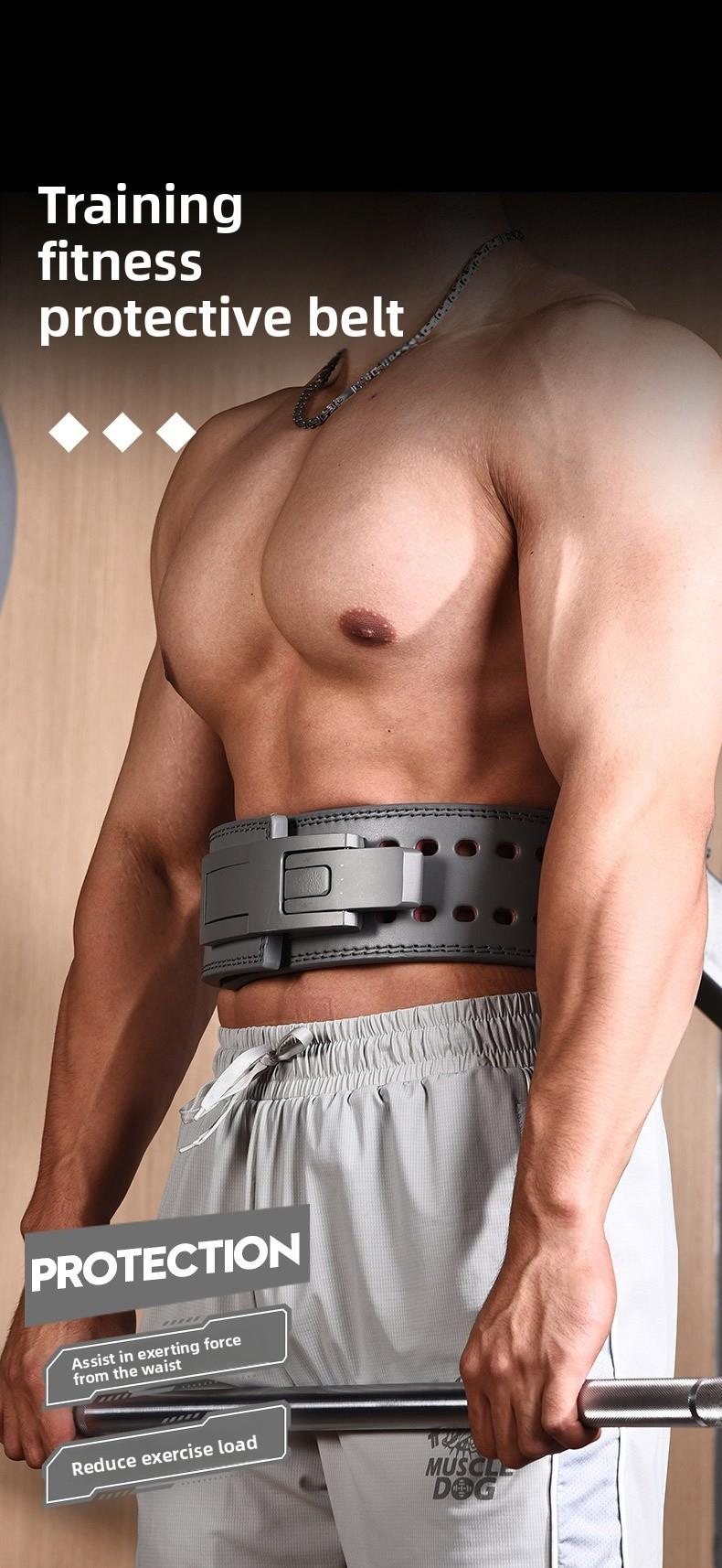 Fitness belt, waist belt, weight training gear