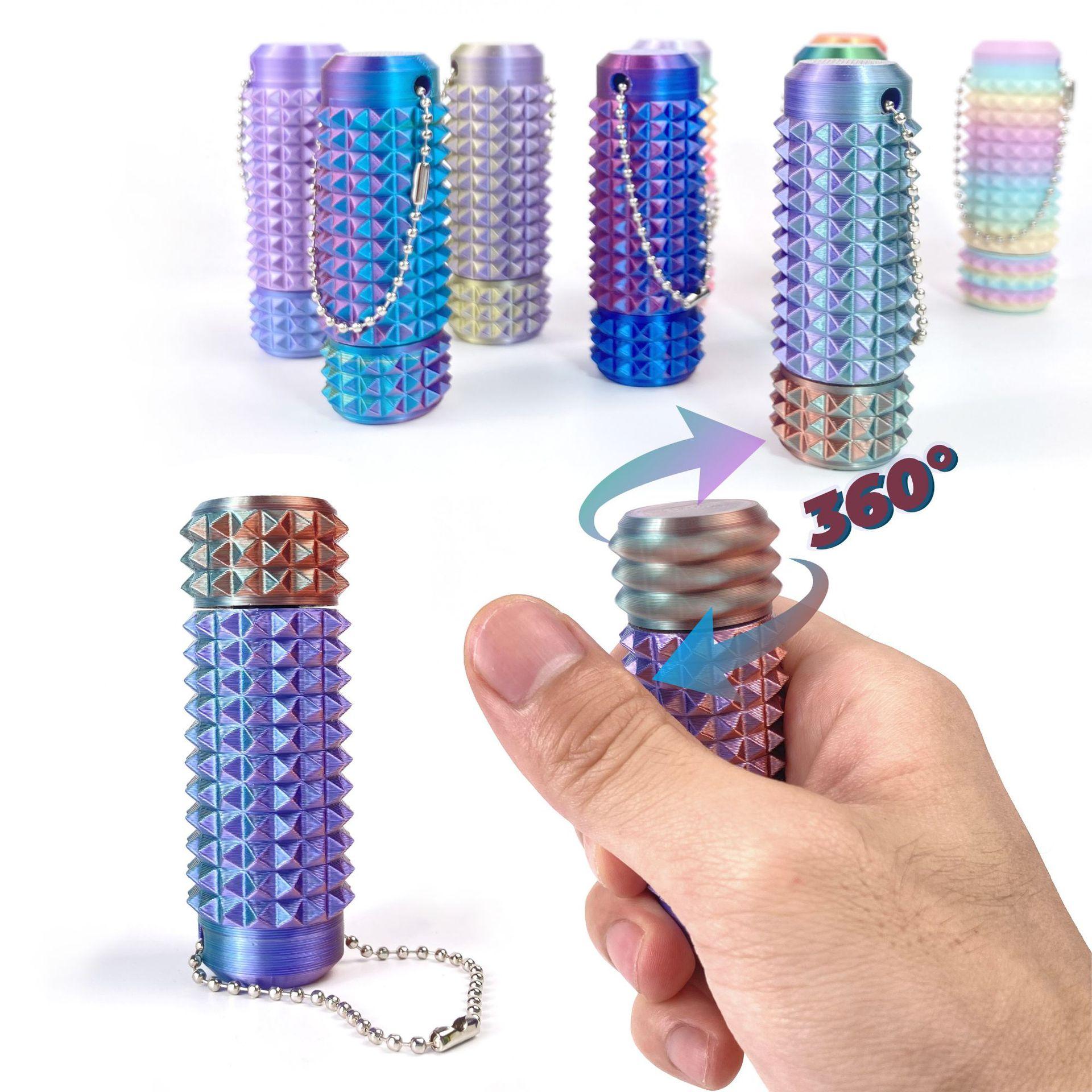 3D printed toy bearing rotation Little Ouchies Pain Fidget portable pain stimulation stress relief