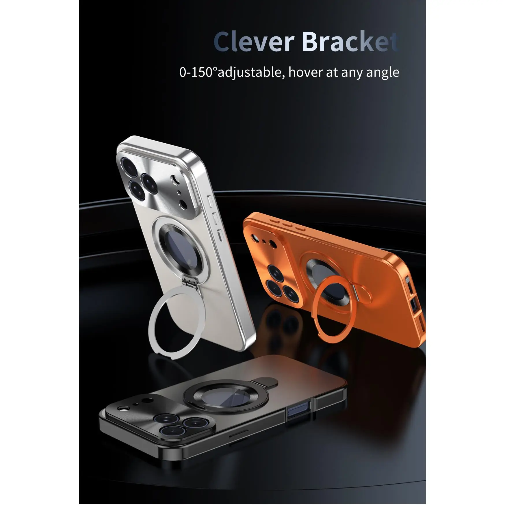 Anti-Peep Privacy Magnetic Case for iPhone 17 16 15 14 Pro Max | Built-in Metal Kickstand, Shockproof Full Lens Protection Cover compatible with MagSafe phone cases 17 pro max iphone 16 pro max cases phone case iphone 16 iphone 17 pro case iphone 16 cas