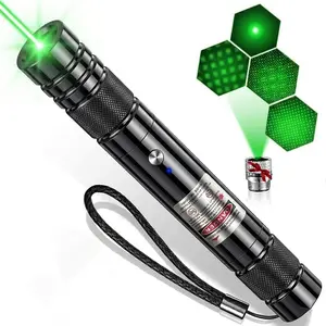 Rechargeable Green Laser Pointer High Power, Long Range Laser Pointer Pen High Power for Astronomy, Architecture, Outdoor Adventures