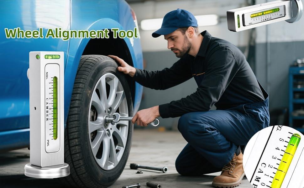 Wheel Alignment Tool, Tire Balancer, Alignment Tool, Wheel Alignment kit, Camber Alignment Tool for Automotive Truck RV Tire Repair