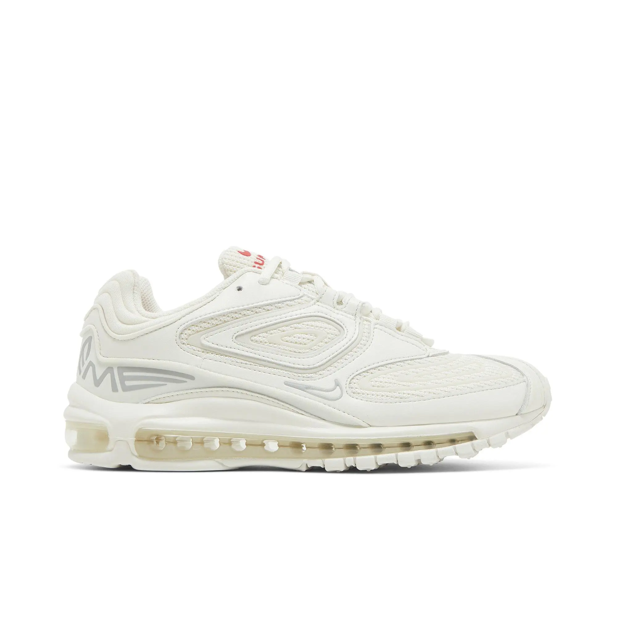 Supreme x Nike Air Max 98 TL SP 'White' (Unisex) White/Metallic Silver/Sail lifestyle casual shoes DR1033 100