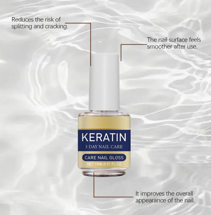Nail Care Serum Keratin Amino Acids Strengthener Repair Brittle Weak Nails Long Lasting Growth Treatment