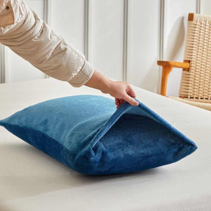 Solid Color Flannel Bed Sheet Set, Boho Fitted Sheet, 3 Counts/set Including 1 Count Bed Sheet & 2 Counts Pillowcase without Filler, Soft Comfortable Bedding Set for Bedroom