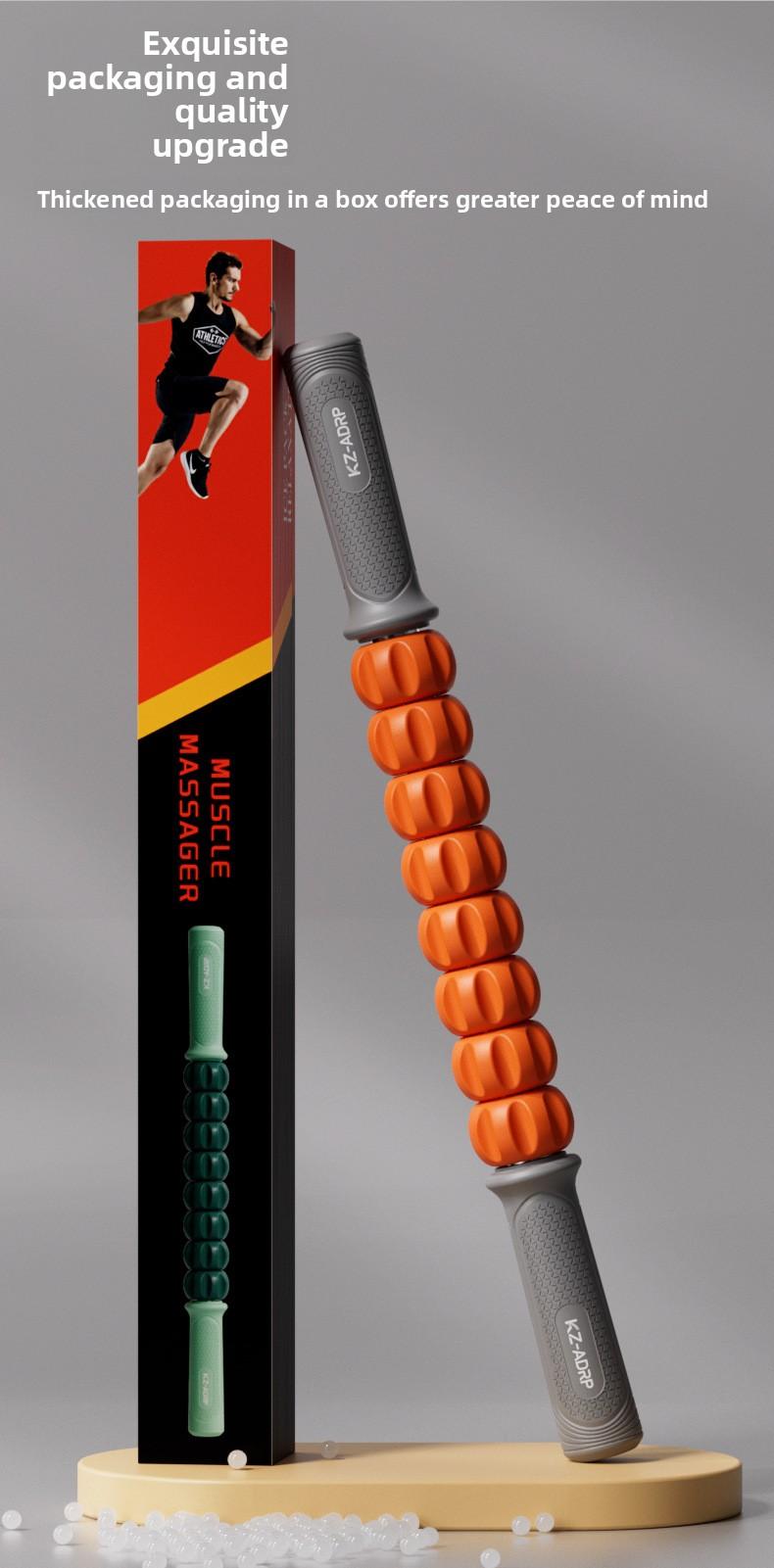 Fitness recovery massager, leg fascia relaxation roller, Langya massage stick, cross-border yoga products