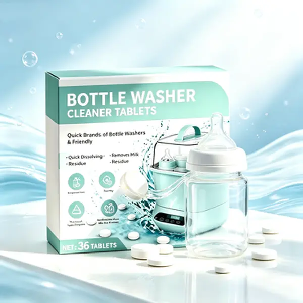 Drinkware Effervescent Cleaner Tablets, Effectively Clear Limescale, Coffee and Tea Stains from Baby Bottles and Daily Mugs