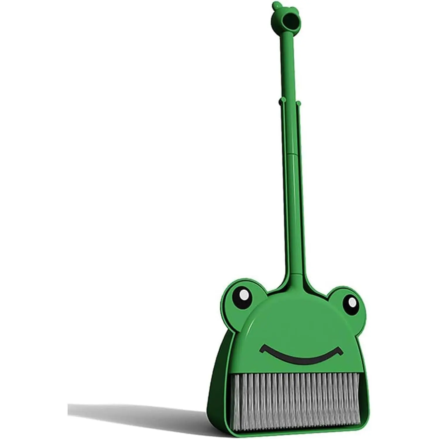 Children's Small Broom Dustpan Set Green Frog Mini Household Cleaning and Pretend Play Setfidget toys