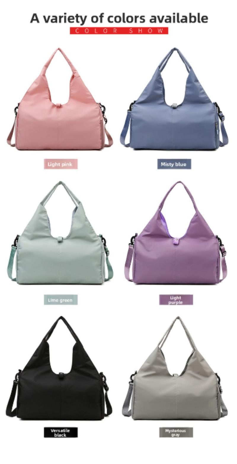 All In One Yoga Mat Tote Bag | Water Resistant with Separate Shoe Pocket for Gym Beach Travel