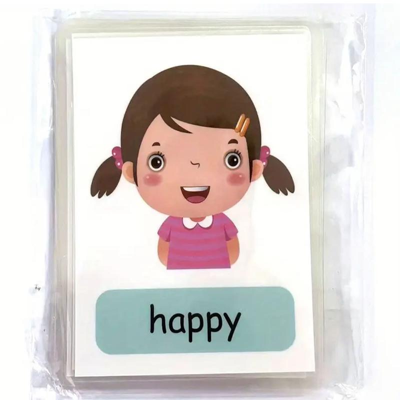 12 Colorful Waterproof Plastic Learning Cards, Early Education Flashcards for Kids, Pre-School Color Recognition & Vocabulary Development