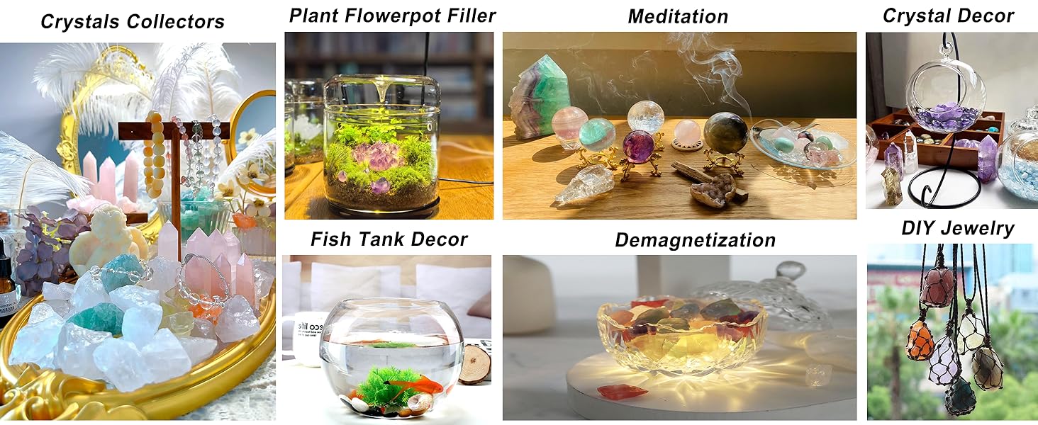 Deep Amethyst Raw Crystals, Large 1.25-2.0" Healing Crystals Natural Rough Stones Crystal for Tumbling, Cabbing, Fountain Rocks, Decoration, Polishing, Wir