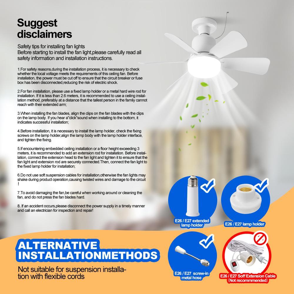 30w Ceiling Fan Light with Remote Control, Pure Copper Dc Motor, Quiet Operation, Reversible Direction, Adjustable Lighting, Suitable for Bedroom/garage, Home Decor Lighting