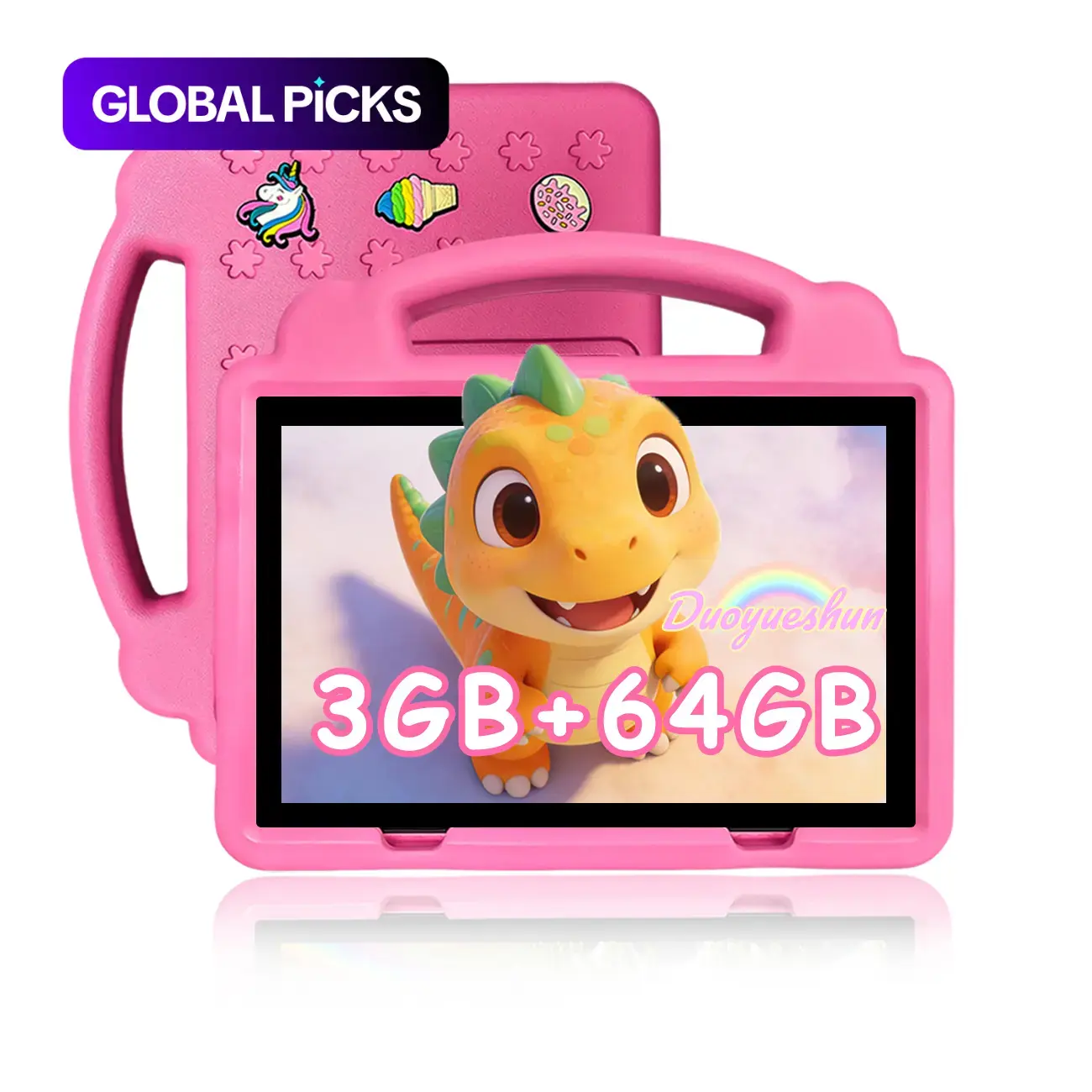 10.1-Inch Android WiFi Learning Entertainment Tablet PC, Supports SIM Calling & Phone Functions, Parental Control, Dual Cameras, HD Display, Shockproof Case #GLOBAL PICKS