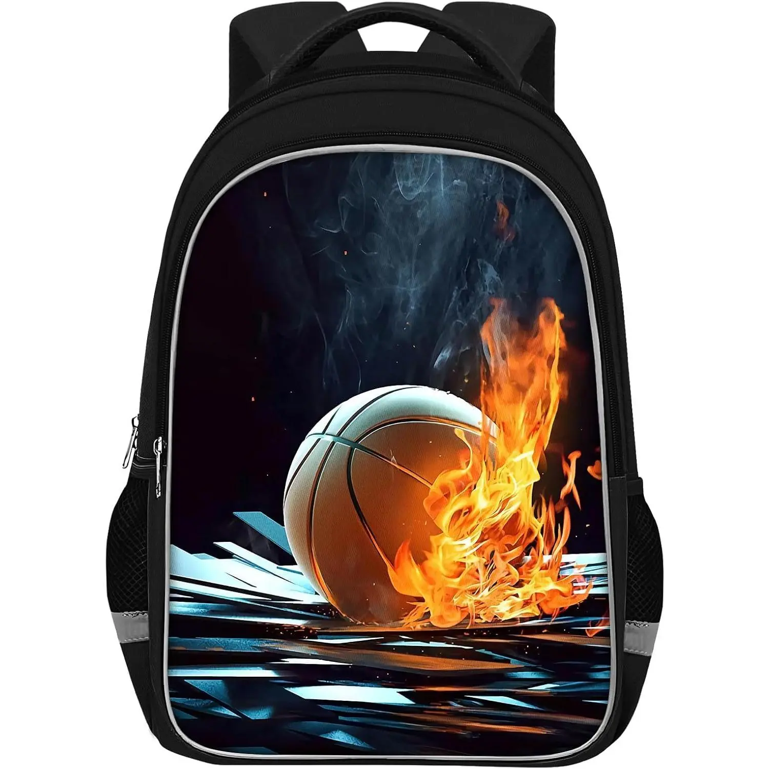 School Backpack for Boys - Basketball Boys Backpack for Kids Children Teens Elementary Middle School - Students Bag for Ages 6-18,17″Book Bag Multifunctional High Capacity back to shcool and Travel
