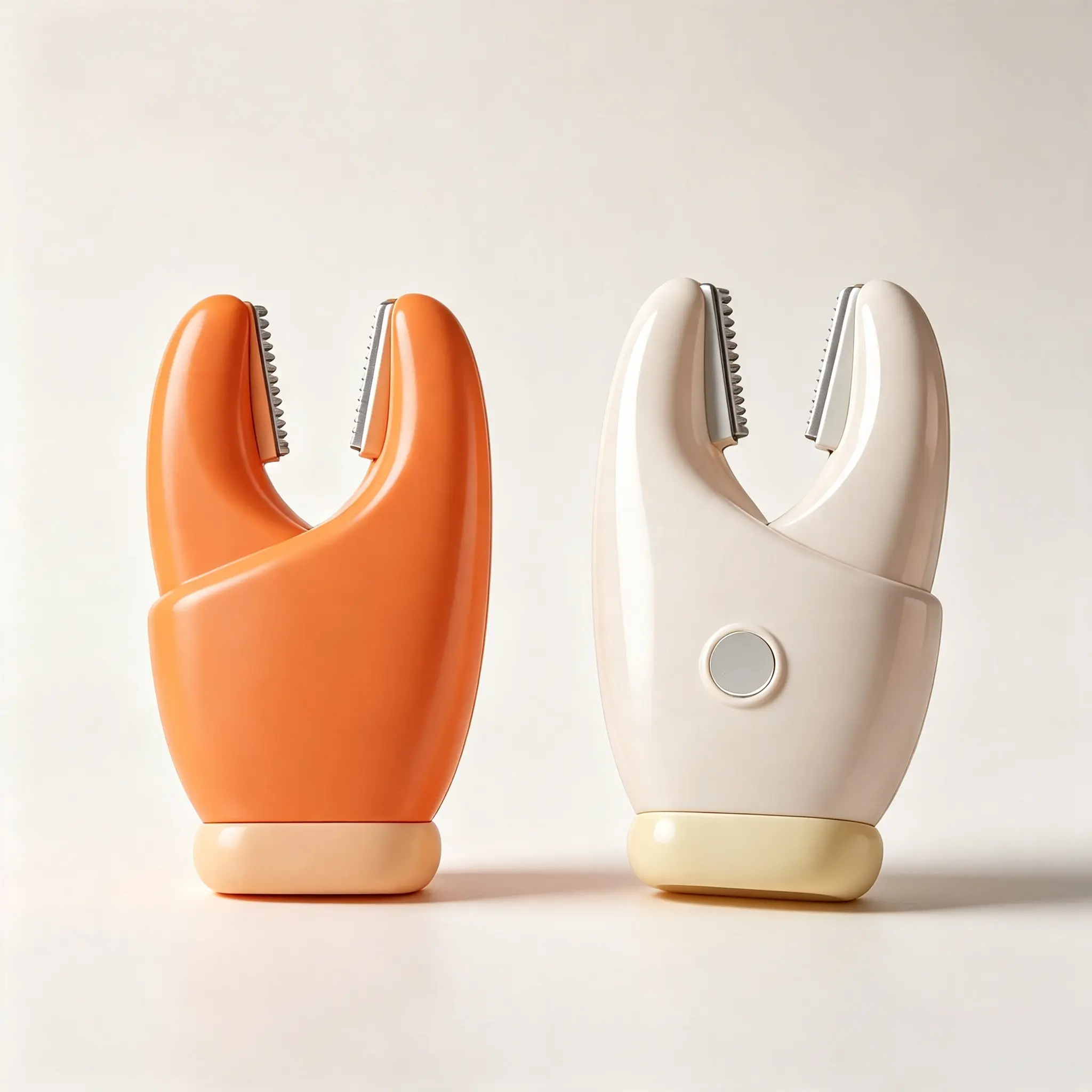2-In-1 Crab Claw Garlic Peeler And Ginger Scraper With Magnetic Handle, Household Peeling Tool