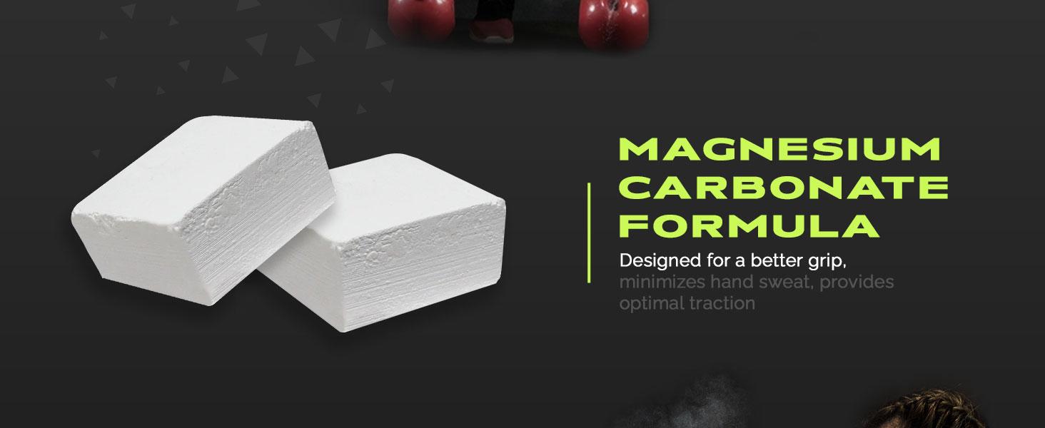 AGS Rage Fitness Premium Gym Chalk, Pure Magnesium Carbonate Chalk for Excellent Grip, Weightlifting, Gymnastics, Rock Climbing - Block Chalk 1 LB