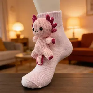 3D Cartoon Animal Socks, Slipper Socks, Cute Floor Socks, Stylish & Personalized, Comfortable Footwear for Indoor & Outdoor, Unisex