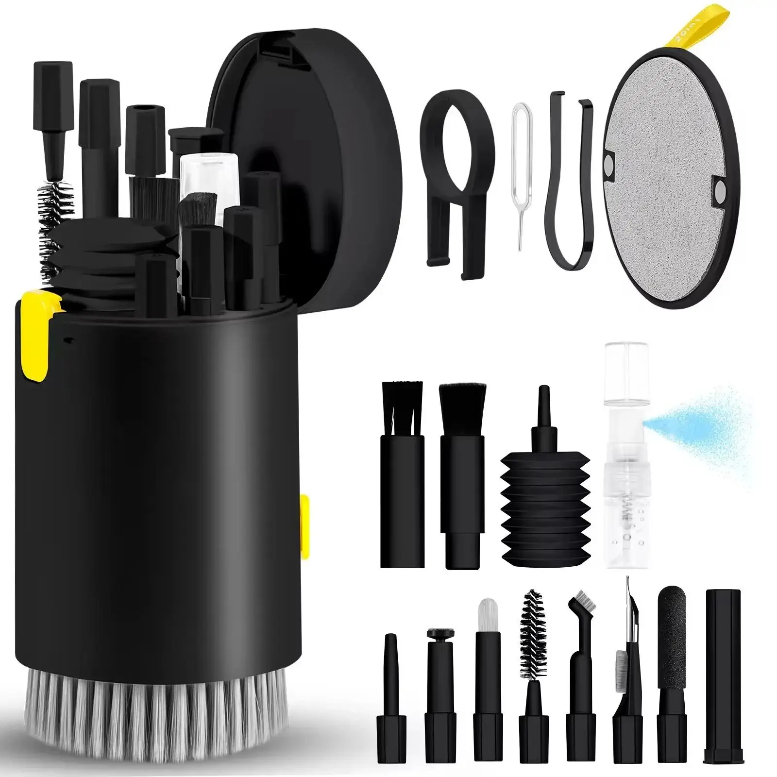 20 in 1 Professional Camera Sensor Lens Cleaning Kit, Camera Cleaner for Canon Sony, Earphone Cleaning Stick for AirPods, Compatible with iPhone & Android