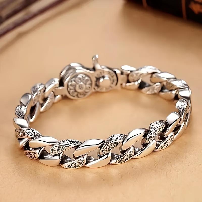 925 Sterling Silver Fashion Bracelet for Men and Women, Perfect Everyday Accessory and Gift for Family and Friends SpringStatements