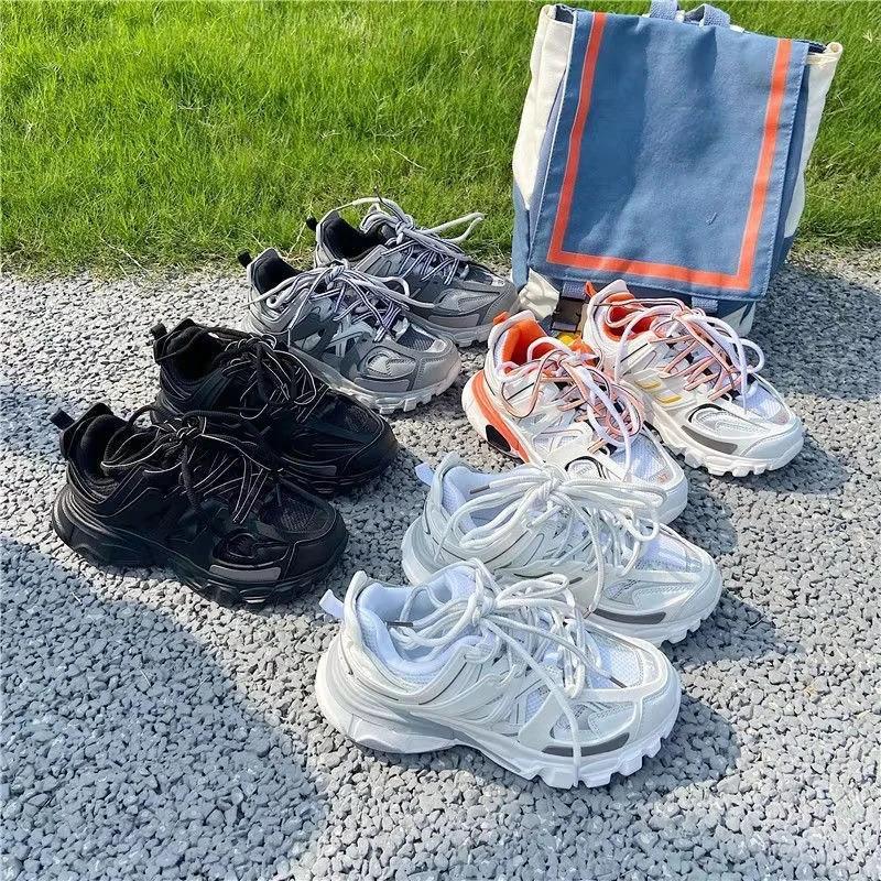 2026 Trend Luxury Designer Original Track 3.0 LED Light Sports Shoes Christmas Atmosphere Spring Winter Retro Style Running and Walking Sports Shoes, Gift