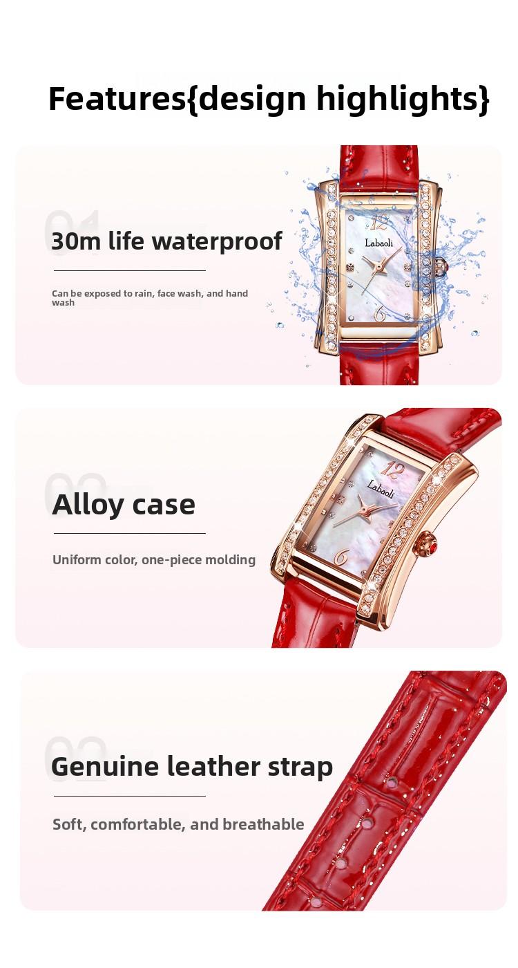 Women's Elegant Multicolor Artificial Gemstone Decorated Quartz Watch, Exquisite Trendy Wristwatch, Fashionable Watch As Gift, Jewelry Bracelet Watch