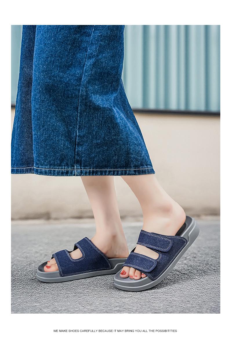 Men's Summer Slippers Outdoor Beach Sandals Breathable Anti - slip Sports Flip Flops High Trendy