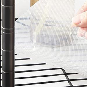 Shelf 6 Wier Metal Shelves Storage Rack Shelving Unit Organizer for Kitchen Laundry Garage Bathroom Pantry Closet OfficeAdjustable Hanging Hangable Black