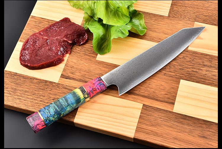 8 inch Damascus chef knife Cut knife Japanese fish knife Kitchen knife