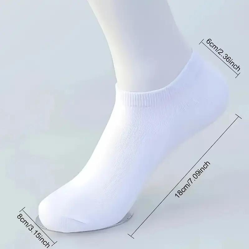 20/40 Pairs of Soft Comfortable Breathable Black White Gray Socks for Daily Outdoor Wear Simple Versatile Cotton Spandex Woven Athletic Socks