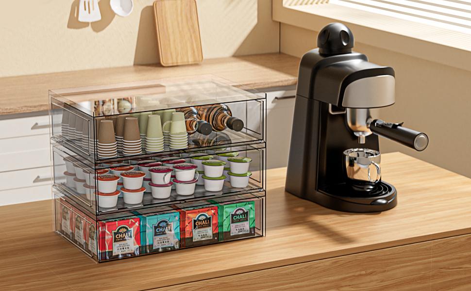 makeup organizer,makeup storage organizer,cabinet locks,3-Tier Transparent Cosmetic Organizer (with Drawers) Meticulously crafted from elegant white acrylic, this beauty display stand is the ideal choice for vanity tables and bathroom countertops.