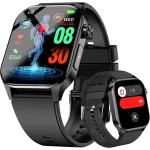 Smartwatch for Women Men with Real-Time  of ,  ,  Temperature,  , Sleep Auality and  Levels.Always- Display, for Android & iOS