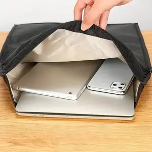 Signal Blocking Faraday Cage Shielding Bag, 1 Count Radiation-resistant GPS RFID Shielding Bag, Lightweight Material Storage Bag, Organiser