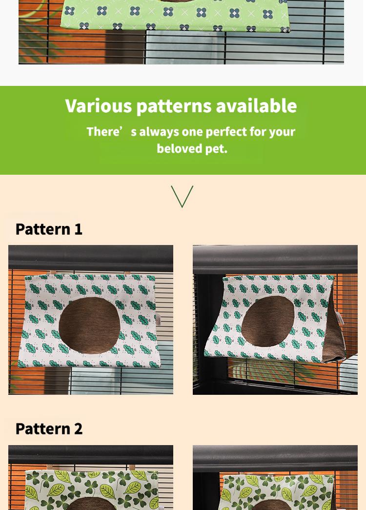 Summer Cooling Bird Nest for Parrots, Mynas, Sugar Gliders – Breathable & Cool, Scratch & Bite Resistant, Available in Multiple Colors