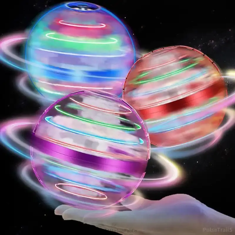 Neon Mini Hand Drone Toy Flying Ball with LED Lights - Auto Hover Spinning Drone Set |         Rechargeable Magic Boomerang Fidget Toys Toy for Indoor/Outdoor Games |         Stress Relief Sensory Toys for Kids Teens Adults |         Birthday Chr AA41Urba