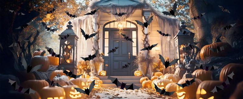 36 PCS LED Purple Lighted 3D Bats Halloween Decoration, 5 Sizes & 4 Shapes Removable PVC Bats Sticker, Waterproof Halloween Bat Wall Decor for Home Indoor Outdoor Bedroom Window Door Wall Party Decor