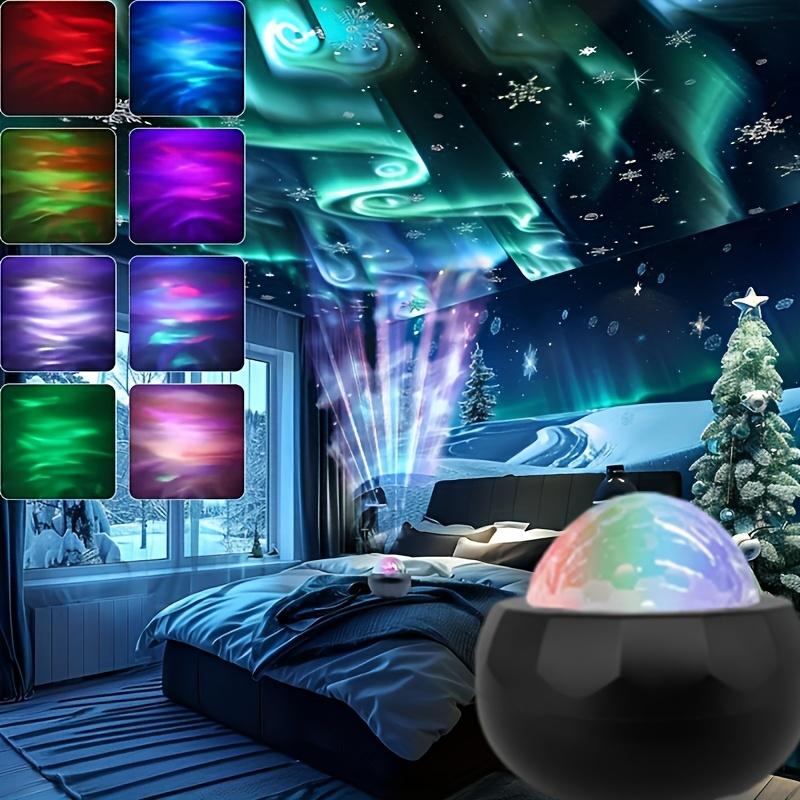 Compact Magic Ball Light with Beautiful Aurora Effect, Colorful Rotating & Color Changing, USB Powered with Remote Control Lighting, Ideal for Bedroom, Living Room and Parties